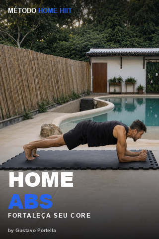 Módulo Home ABS: fortaleça seu core, 13 aulas de definição abdominal